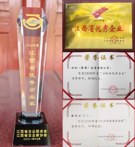 楊文龍董事長再次榮膺“江西省優(yōu)秀企業(yè)家”